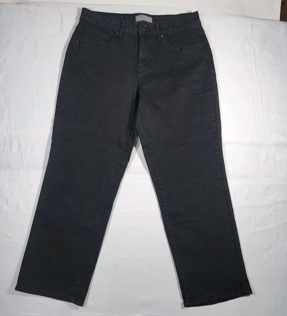Falls Creek ~ Women’s Size 8 Dark Wash Classic Fit Straight Leg Jeans NWT